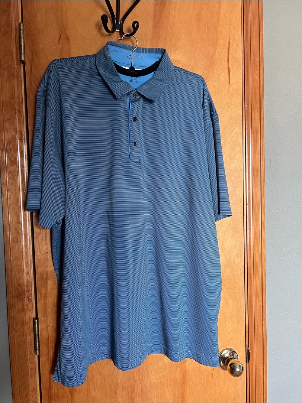 Greg Norman Men's Polo in Slate Blue